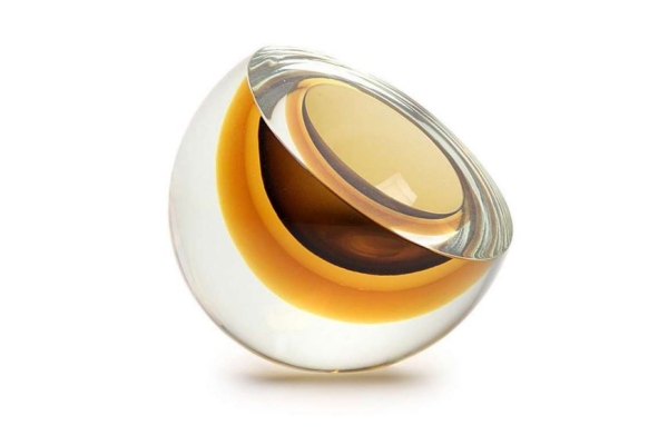 BOWL DROP DIAGONAL - AMBAR