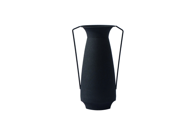 VASE ROMAN BLACK LARGE