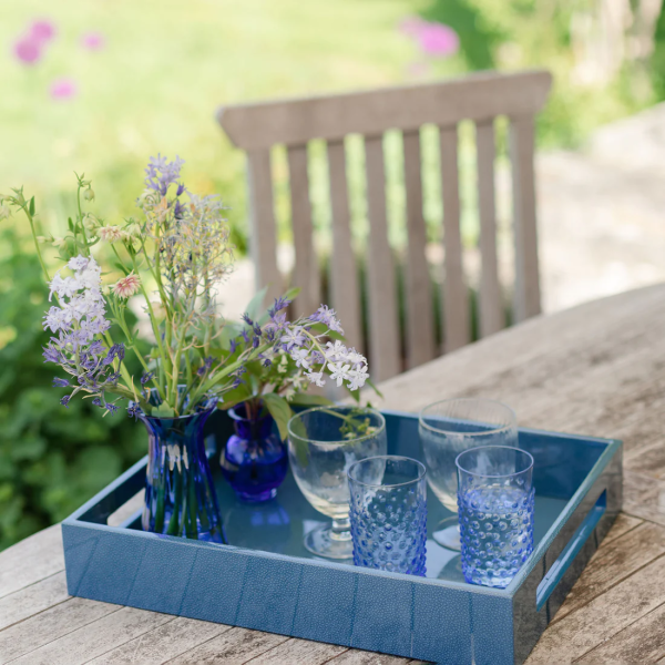 16 X 14 TRAY BLUE SHAGREEN - Imagen 2