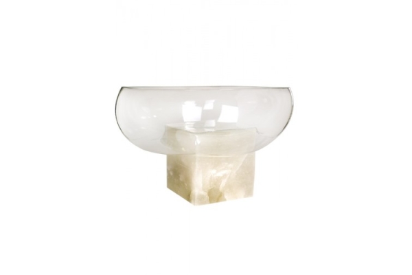 COUPE DISH CUBE GRAVITY ALABASTRO