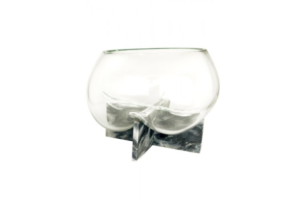 GRAVITY CROSS Dish Grey Marble
