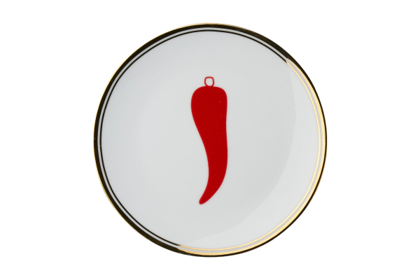CHILLI PEPPER PLATE 17 CM