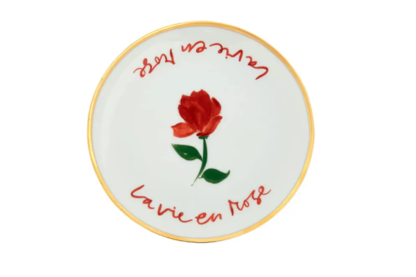LA VIE EN ROSE PLATE 17 CM