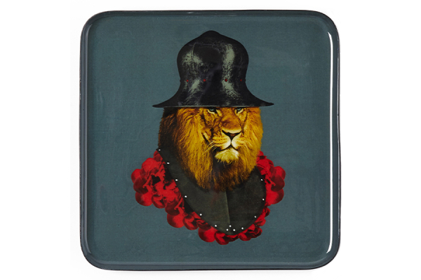 TRINKET TRAY LION QUICHOTE