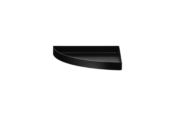 UNITY quarter circle tray black 16 X 16