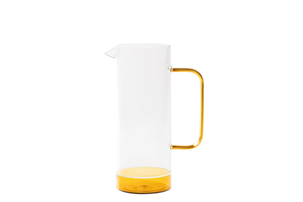FILO BIANCO CARAFE CLEAR / YELLOW GOLD
