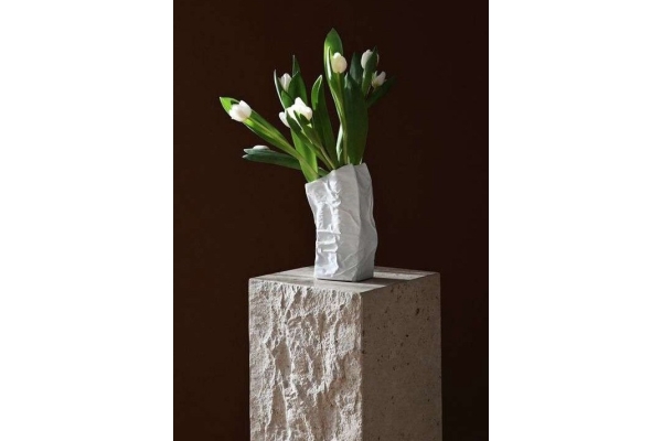 Kami Vase, Mini - Bone White