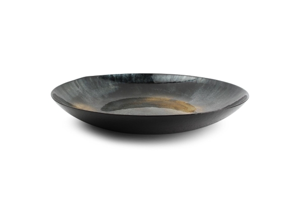 Plato decorativo 50xH7cm negro Cosmo