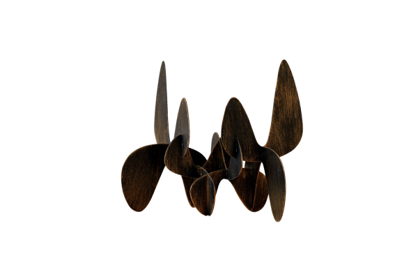 Black Metal Sculpture Large