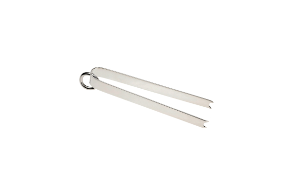 Vertigo Silver Plated Ice Tong