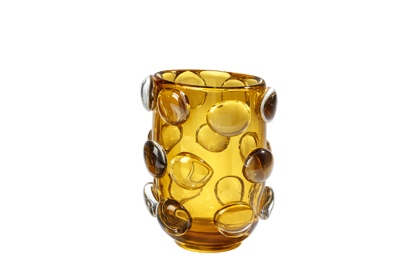 Rondelle  Vase Amber S
