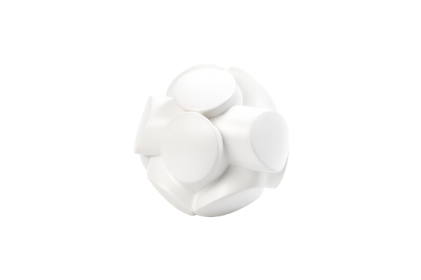Mayet Sculpture Matte White Mediana