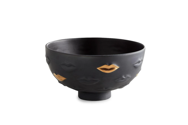 GILDED GALA BOWL BLACK