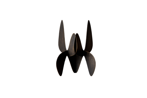 ESCULTURA LAMINA METAL NEGRO S