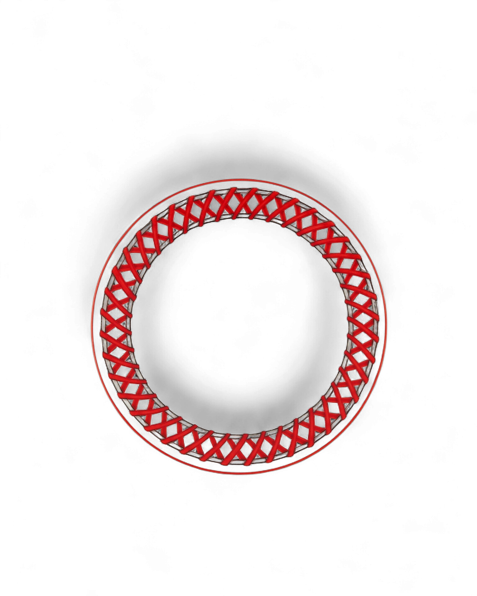 Riviera Dessert Plate RED