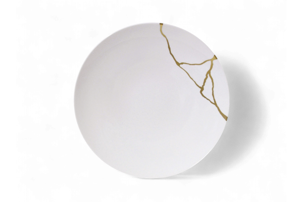 KINTSUGI PLATO LLANO 27 CM.