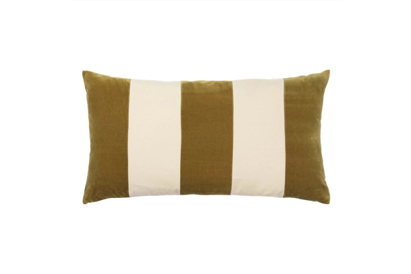 Stripe Velvet Cushion