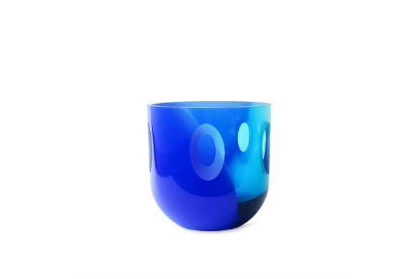 ECLIPSE Vase Wide Blue Blue