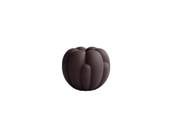 Bloom Vase, Petit - Chocolate brown
