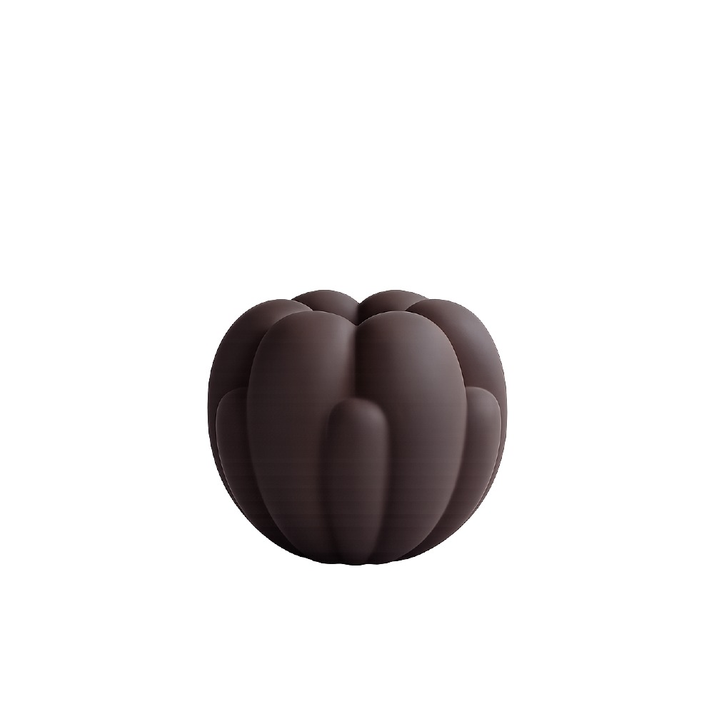Bloom Vase, Petit - Chocolate brown