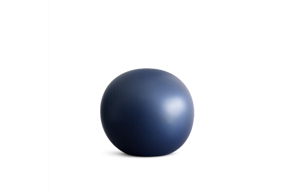BOLA CERÁMICA AZUL OSCURO MATE