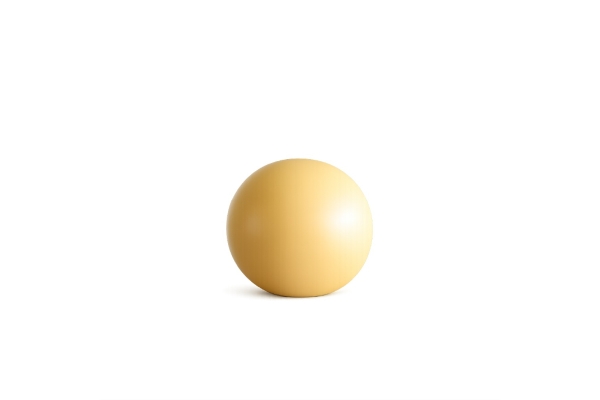 BOLA CERAMICA AMARILLO MATE