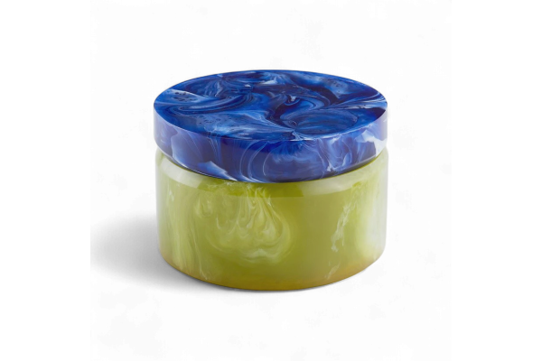 Como Box - Medium - Green/Navy