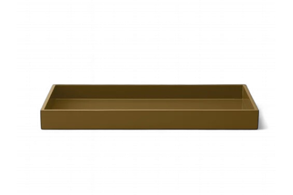 LUX LACQUER 38 X 19 X 3,5 STRAW