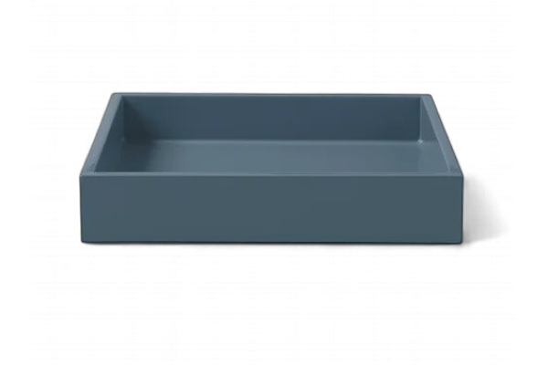 LUX Lacquer Tray 19*19*3,5 Blue Indigo