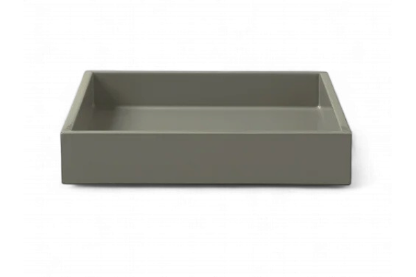 LUX Lacquer Tray 19*19*3,5 Sage