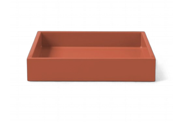 LUX Lacquer Tray 19*19*3,5 Spicy Orange