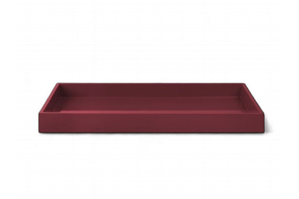 LUX Lacquer Tray 38*19*3,5 Bordeaux