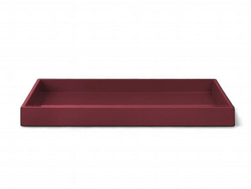 LUX Lacquer Tray 38*19*3,5 Bordeaux