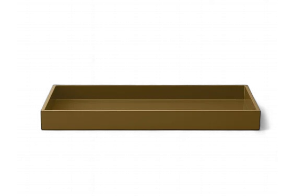 LUX Lacquer Tray 38*19*3.5 cm  straw