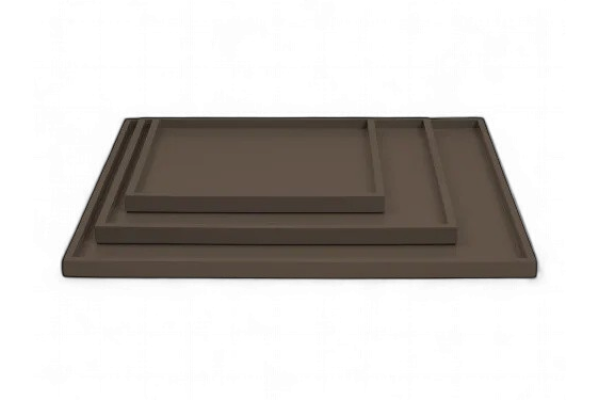 MATT Lacquer Tray set  Dark Chocolate