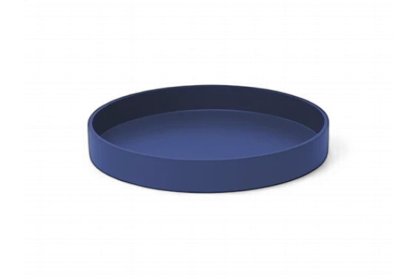 Matt Lacquer Tray Ultramarine ø 30*4cm