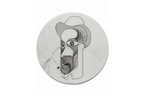 Marblelous round VII PLATE