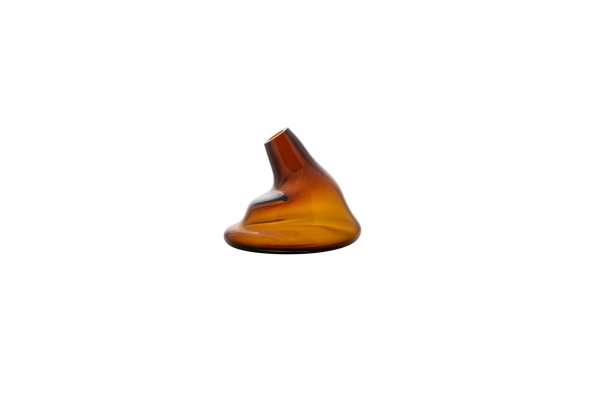 Morphosis vase 2  dark ambar