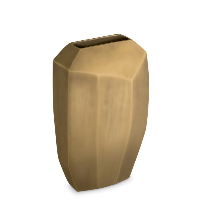 Vase Linos L antique brass finish